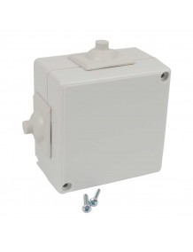 Box, surface mounted, distribution box, IP40, 72 x 72 x 42 mm, light grey RAL 7035 8106_KA