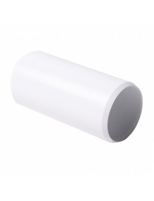 Pipe, plastic, for cable, white, d25mm, COUPLING