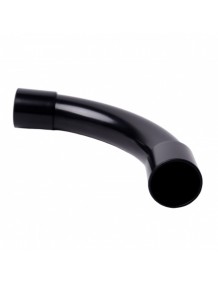 Pipe, plastic, for cable, black, IK09, d40mm, ELBOW 90 degree