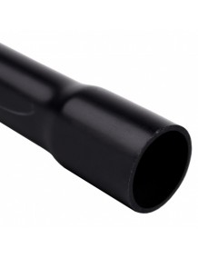 Pipe, plastic, for cable, black, IK09, Diameter 16mm. Fire resistant