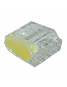 ტერმინალური ბლოკი, ჭანჭიკის გარეშე, 4 x 1 - 2,5 მმ 2, 17,2 x 9,5 x 9,5