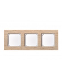 Frame, for 3 units, white oak