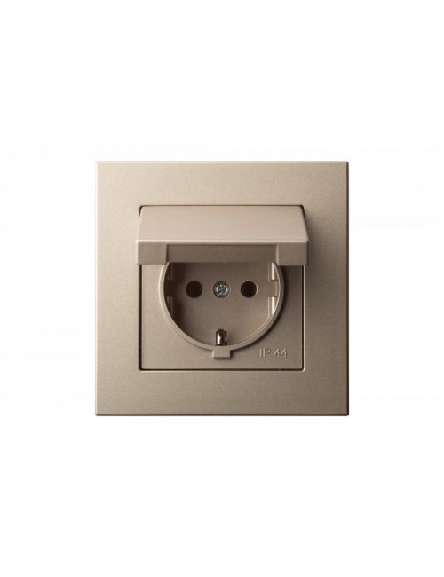 Socket, IP44, without frame, Champ