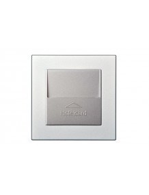 Switch, hotel card, without frame, silver