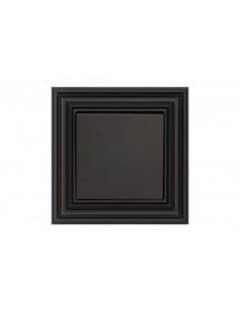 Switch, single-pole, without frame, matt black