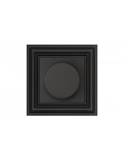 Switch, dimmer, 200W, LED, without frame, matt black
