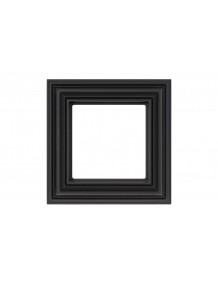 Frame, for 1 unit, matt black