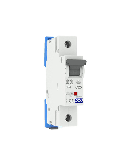 Circuit breaker PE61-B 25A/1P (6kA)