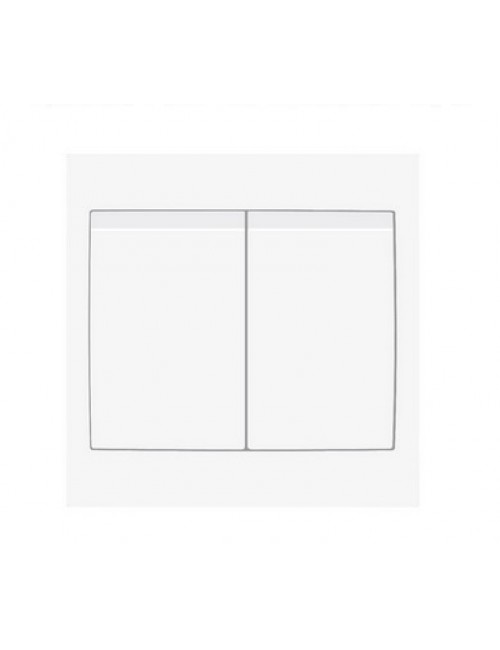 Switch, framed, white, two-way