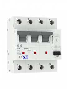 Differential relay PFI4-C 32/0,03 (10kA, 30mA)