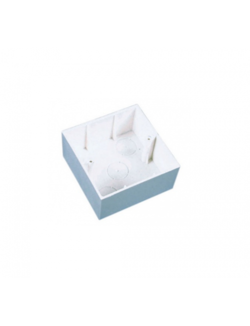 Box, surface mount, for 1 unit, white