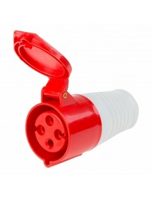 სამრეწველო/ძალოვანი როზეტი 3P+PE 32A 380V IP44