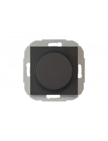 დიმერი, უნივერსალური, 40-400W, LED, ჩარჩოს გარეშე, გლუვი შავი Retro ISR-002-01.R/ON59 