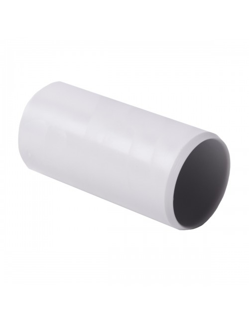 Pipe, plastic, for cable, light grey, d20mm, COUPLING 0220_KB