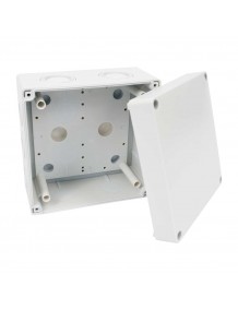 Box, surface mounted, distribution box, IP66, UV, 126 x 126 x 76mm, gray KSK 125_KA