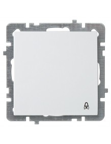 ზარის ღილაკი, ჩარჩოს გარეშე, თეთრი, 12V-220V