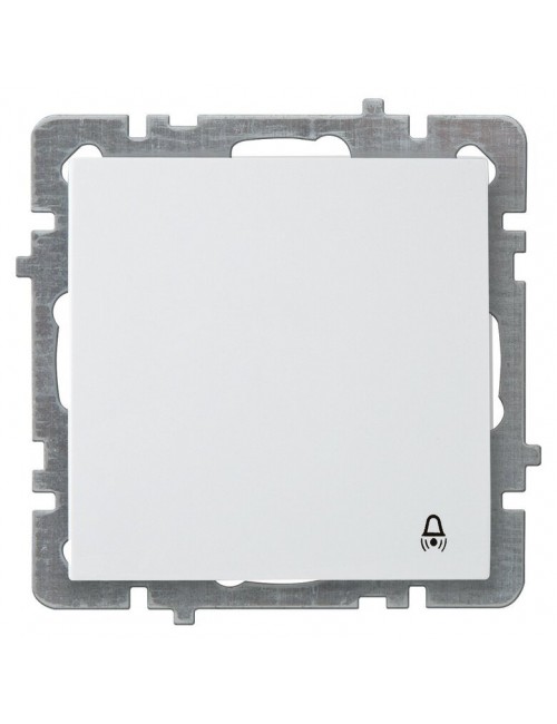 ზარის ღილაკი, ჩარჩოს გარეშე, თეთრი, 12V-220V